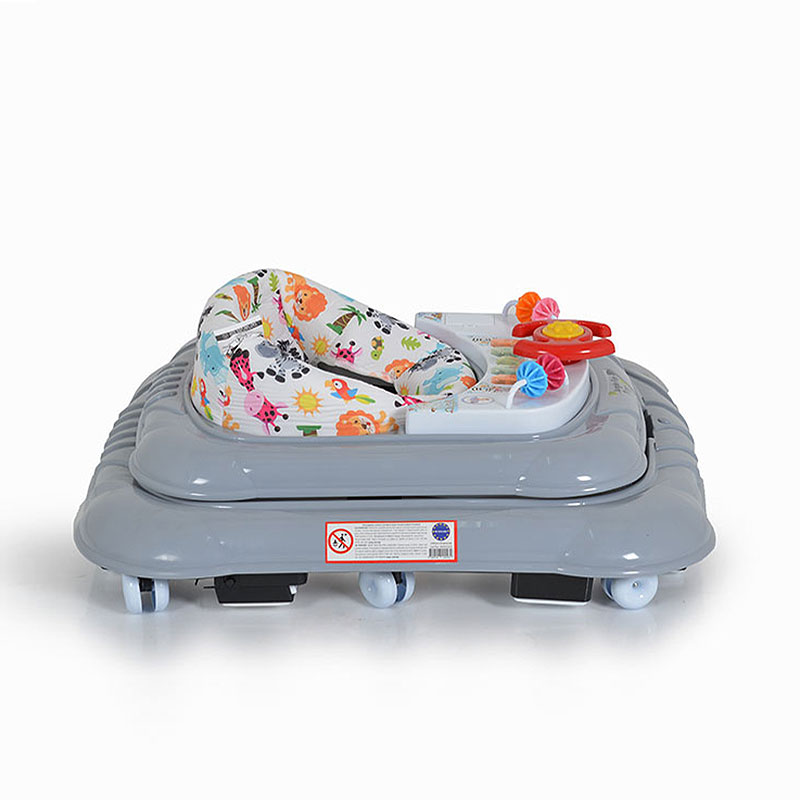 Στράτα (6+ Μηνών Έως 12Kg) Moni Jungle Fun Grey Παιχνίδια Βρεφικά για Μωρά 6 - 12 Spitishop