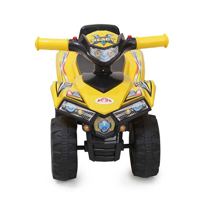 Περπατούρα - Ride On Moni Γουρούνα Atv551 Yellow Παιχνίδια Βρεφικά για Μωρά 12 18 Μηνών Spitishop