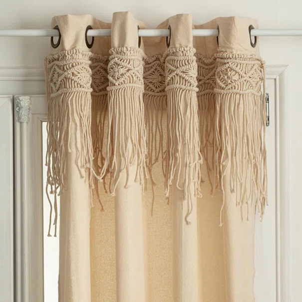 Κουρτίνα (140x260) Με Τρουκς A-S Rituality Macrame 168851