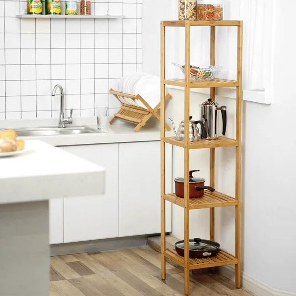 Ραφιέρα Δαπέδου 5 Θέσεων (33x33x146) Songmics BCB55YV3