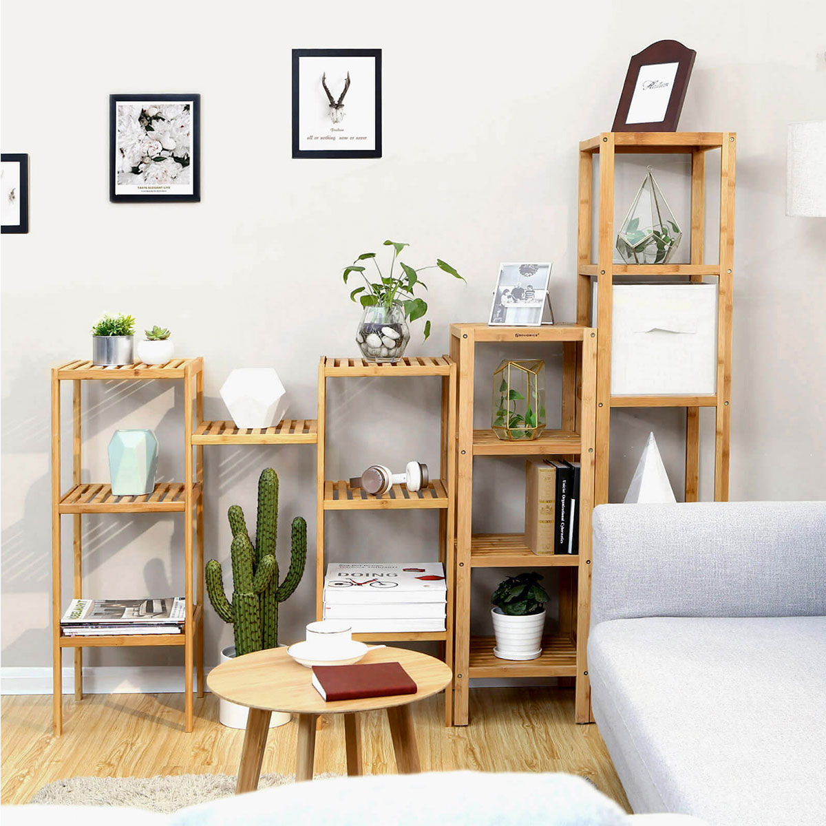 Ραφιέρα Δαπέδου 5 Θέσεων (33x33x146) Songmics BCB55YV3
