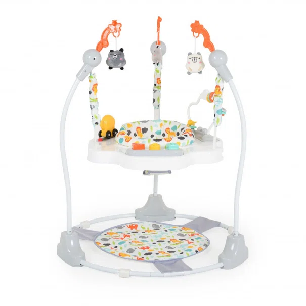Baby Jumper (6+ Μηνών/Έως 12kg) Moni Magic Fun Grey