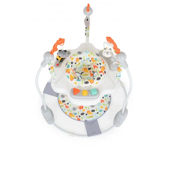 Baby Jumper (6+ Μηνών/Έως 12kg) Moni Magic Fun Grey