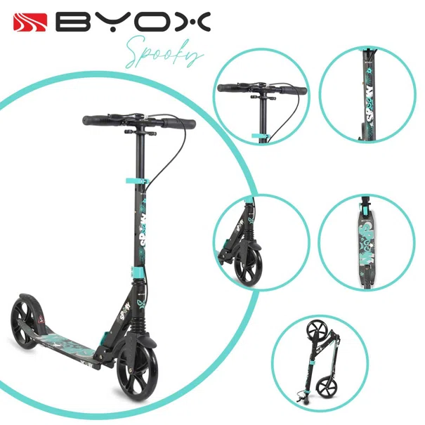 Παιδικό Πατίνι Δίτροχο (8+ Ετών) Byox Spooky Turquoise