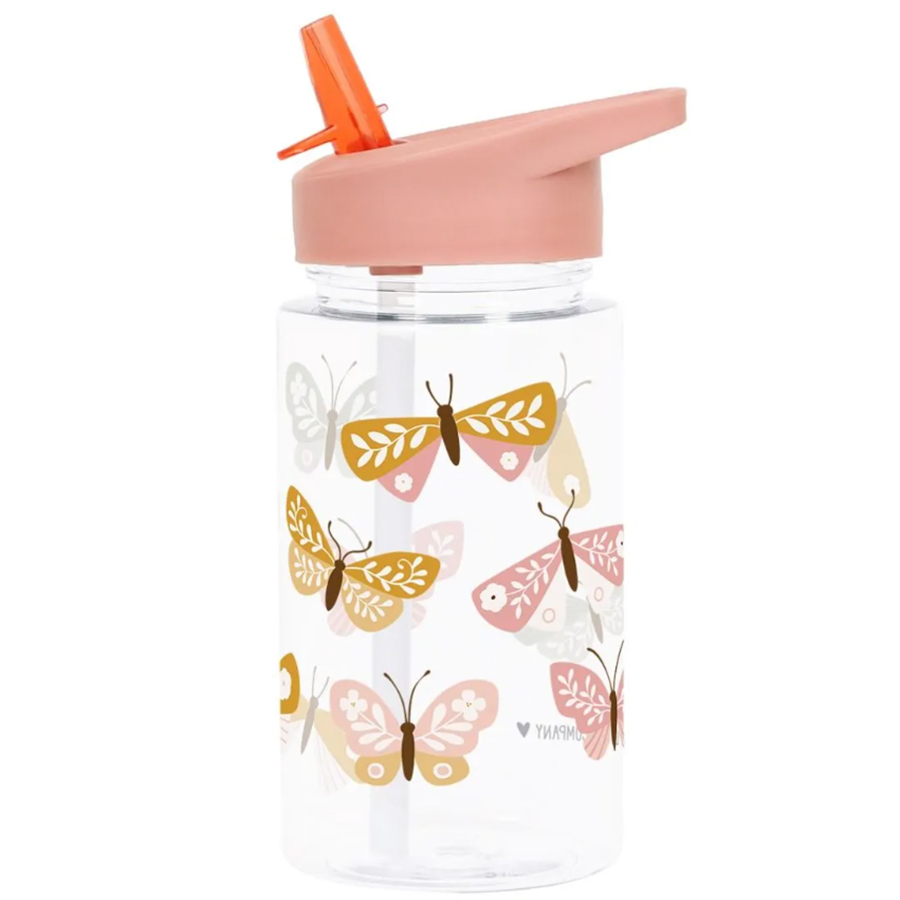 Παγούρι 450Ml με Καλαμάκι Α Little Lovely Company Butterflies Dbbupi43 Παιδικά Είδη Φαγητού & Αξεσουάρ Σερβιρίσματος Μπουκάλια Παγούρια Spitishop