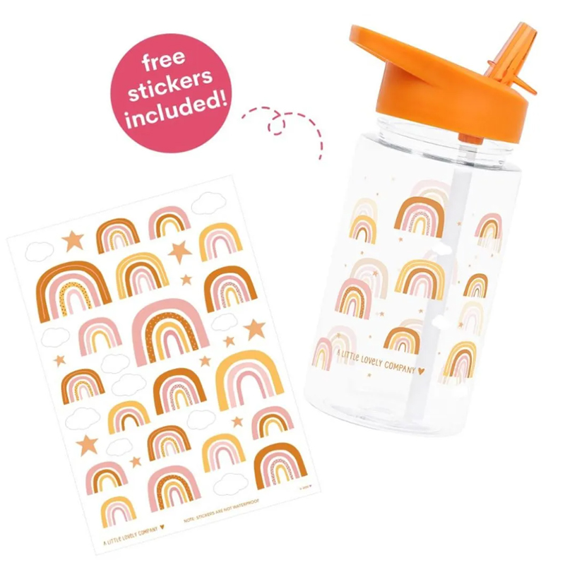 Παγούρι 450Ml με Καλαμάκι Α Little Lovely Company Rainbows Dbrapi34 Παιδικά Είδη Φαγητού & Αξεσουάρ Σερβιρίσματος Μπουκάλια Παγούρια Spitishop