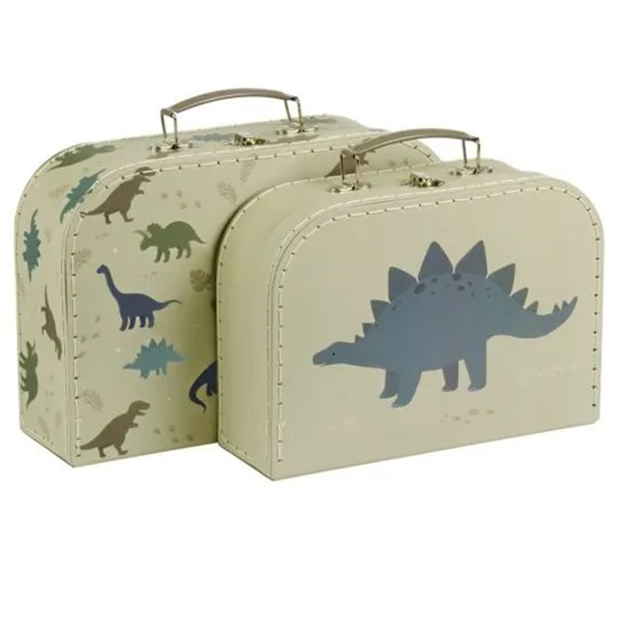Βαλίτσες Αποθήκευσης (Σετ 2Τμχ) Α Little Lovely Company Dinosaurs Scdigr19 Οργάνωση & Αποθήκευση Βρεφικού - Παιδικού Παιδικά Κουτιά Spitishop
