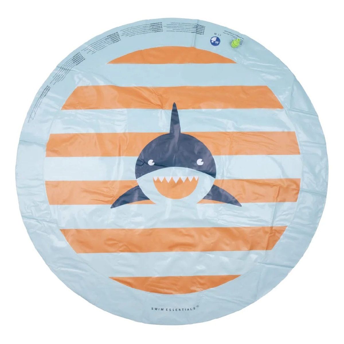 Χαλάκι Νερού με Ψεκαστήρες (Φ150) Swim Essentials Shark Θαλάσσης Παιδικά Είδη Φουσκωτά Spitishop