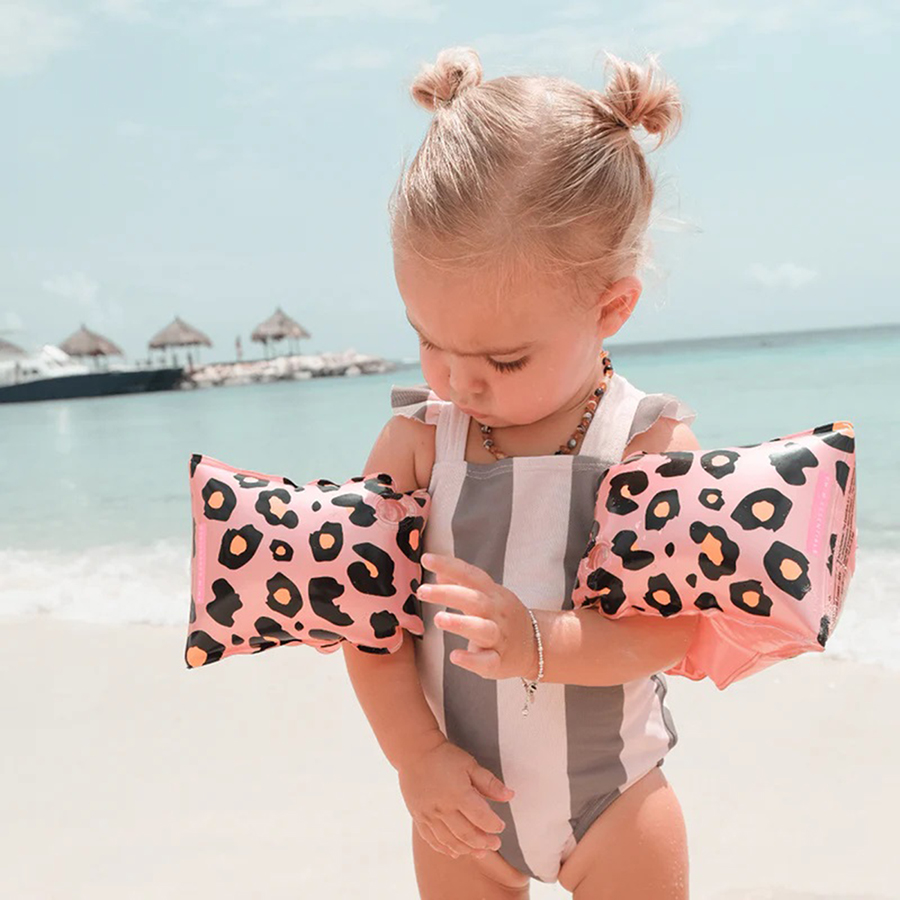 Μπρατσάκια (2-6 Ετών) Swim Essentials Leopard Rose Gold