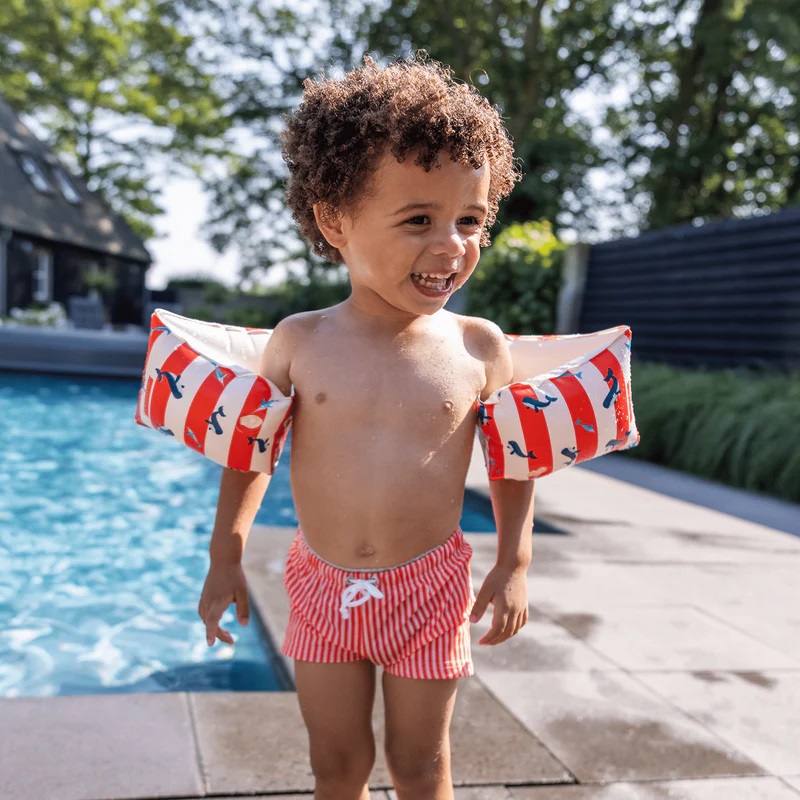Μπρατσάκια (2-6 Ετών) Swim Essentials Whale Red-White