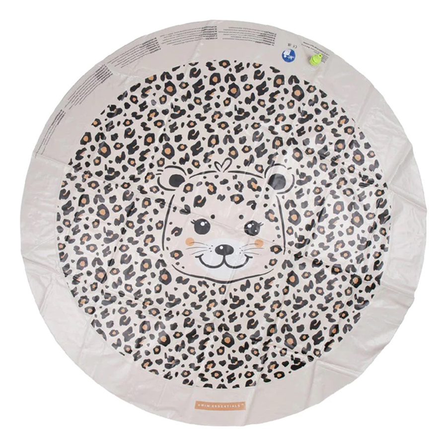 Χαλάκι Νερού με Ψεκαστήρες (Φ150) Swim Essentials Leopard Beige Θαλάσσης Παιδικά Είδη Φουσκωτά Spitishop