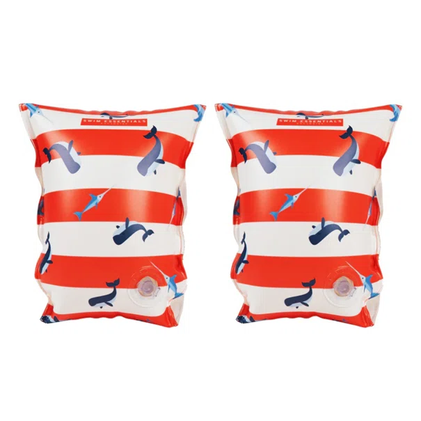 Μπρατσάκια (0-24 Μηνών) Swim Essentials Whale Red-White