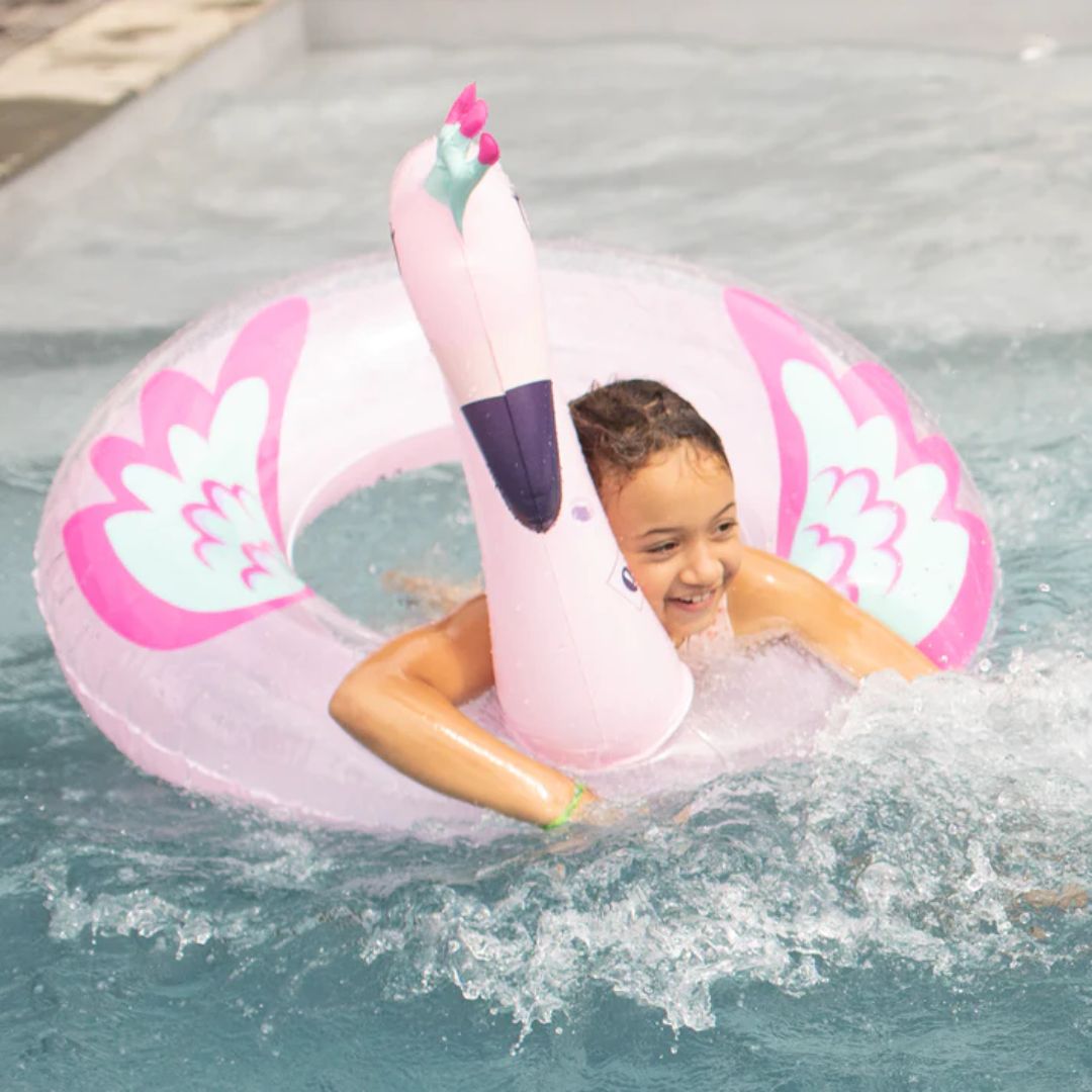 Φουσκωτό Σωσίβιο Θαλάσσης (Φ104) Swim Essentials Flamingo Pink Παιδικά Είδη Σωσίβια - Μπρατσάκια Spitishop
