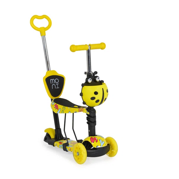 Παιδικό Πατίνι Τρίτροχο (2+ Ετών) Moni Lollipop Yellow