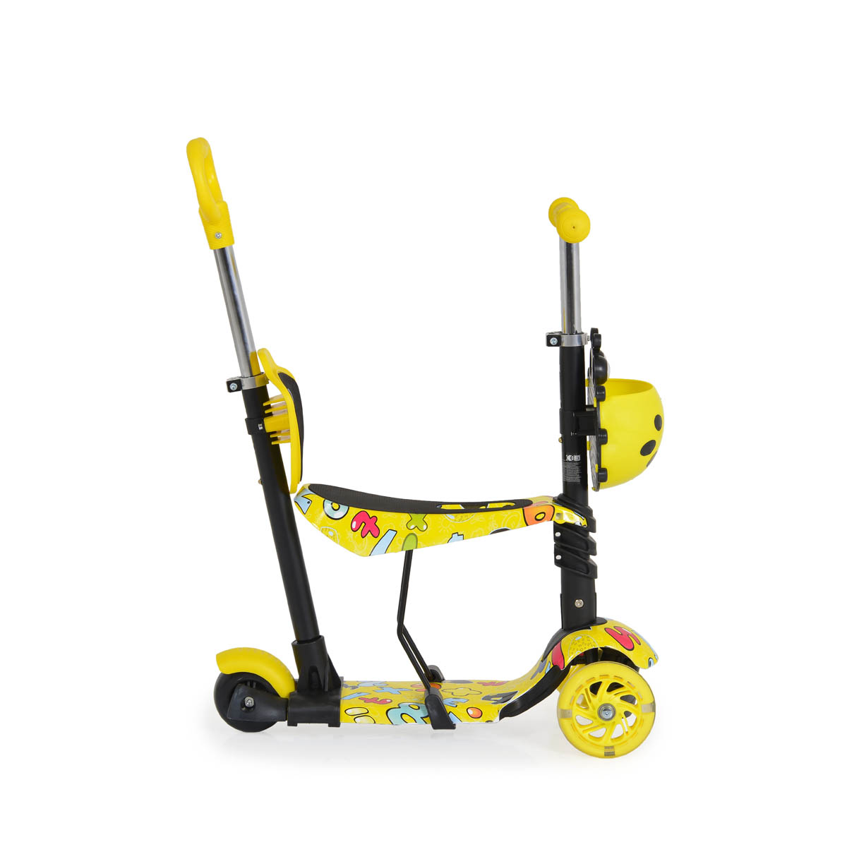 Παιδικό Πατίνι Τρίτροχο (2+ Ετών) Moni Lollipop Yellow