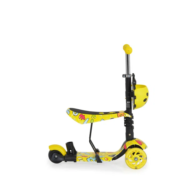 Παιδικό Πατίνι Τρίτροχο (2+ Ετών) Moni Lollipop Yellow
