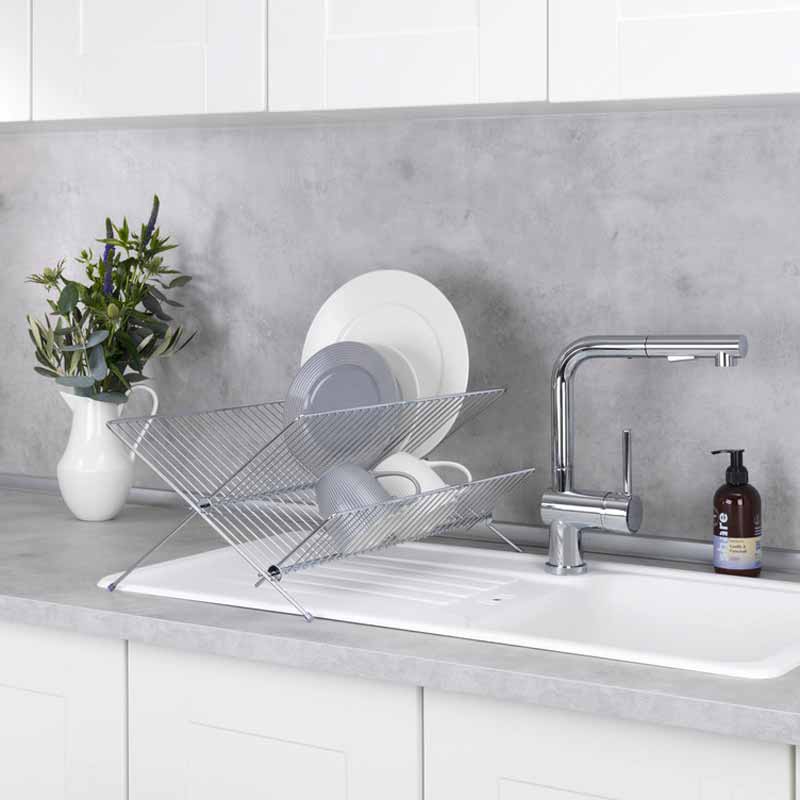 Πτυσσόμενο Στραγγιστήρι Πιάτων (47.5x33x22) Wenko Duo 2302100