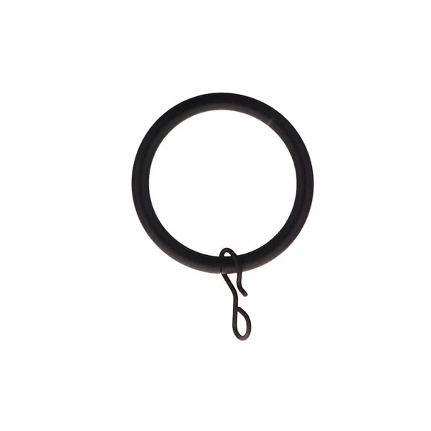 Κρίκοι Κουρτίνας 8τμχ (Φ20) L-N Mat Black 7901955