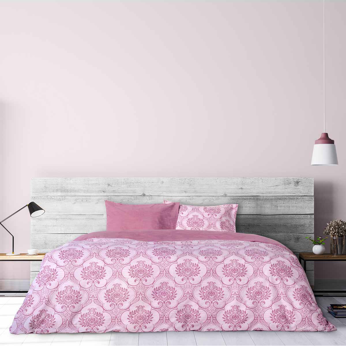 Κουβερλί Μονό (160x245) 2 Όψεων Kocoon Victoria Pink