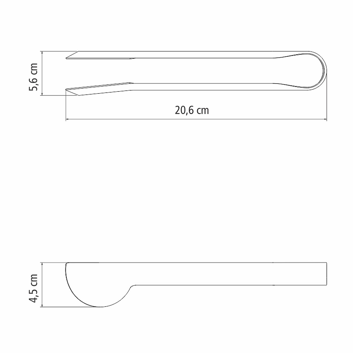Λαβίδα Σαλάτας 20.6εκ. Tramontina 63800/625