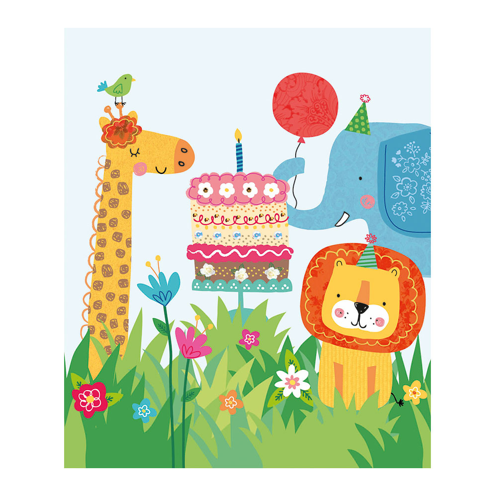 Ευχετήρια Κάρτα Απλή (12.5x15) Pictura Happy Birthday Σαβάνα