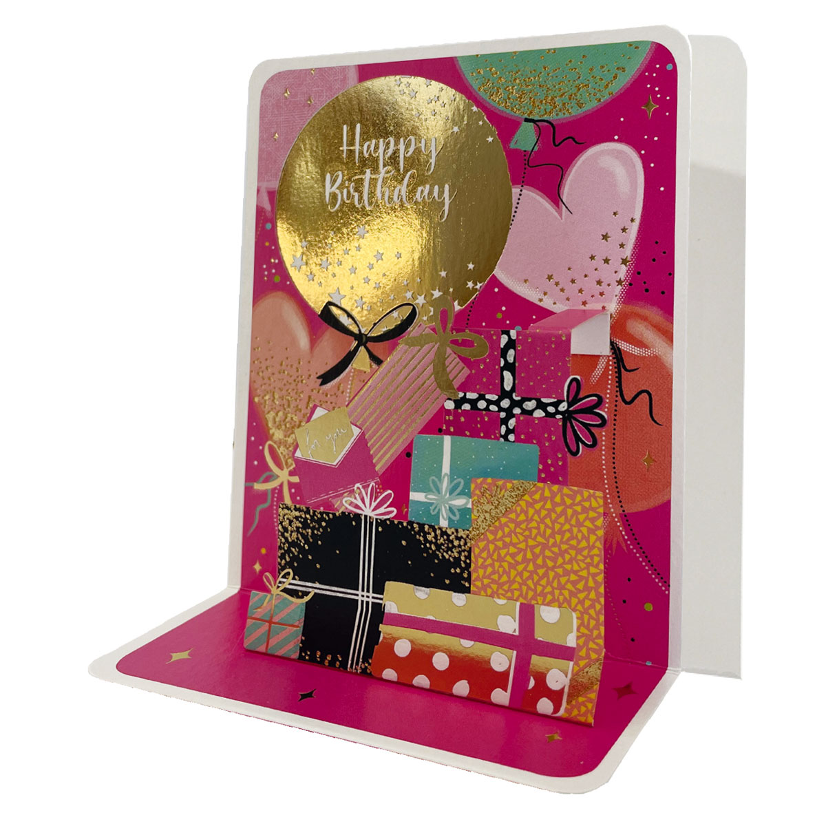 Ευχετήρια Κάρτα 3D (10.5x12) Pictura Happy Birthday Δώρα