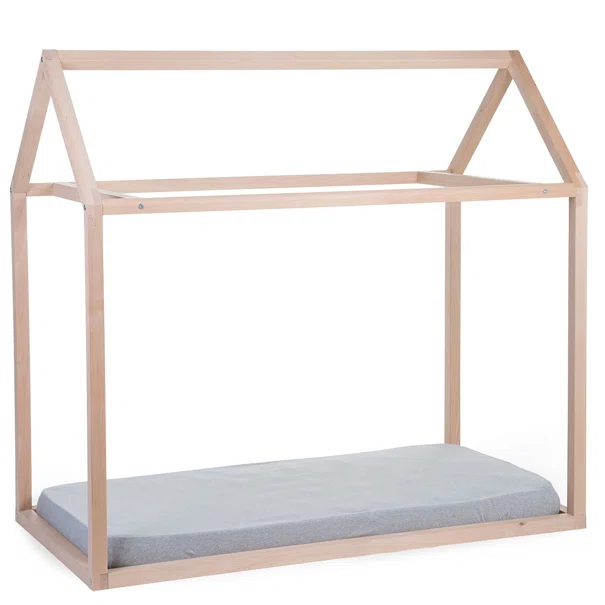 Παιδικό Κρεβάτι Montessori (70x140) ChildHome Natural BR74112