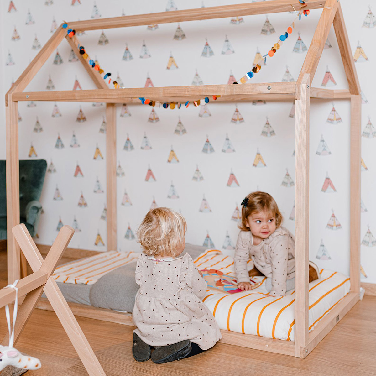 Παιδικό Κρεβάτι Montessori (70X140) Childhome Natural Br74112 Παιδικά Βρεφικά & Έπιπλα Κρεβάτια Κομοδίνα Spitishop