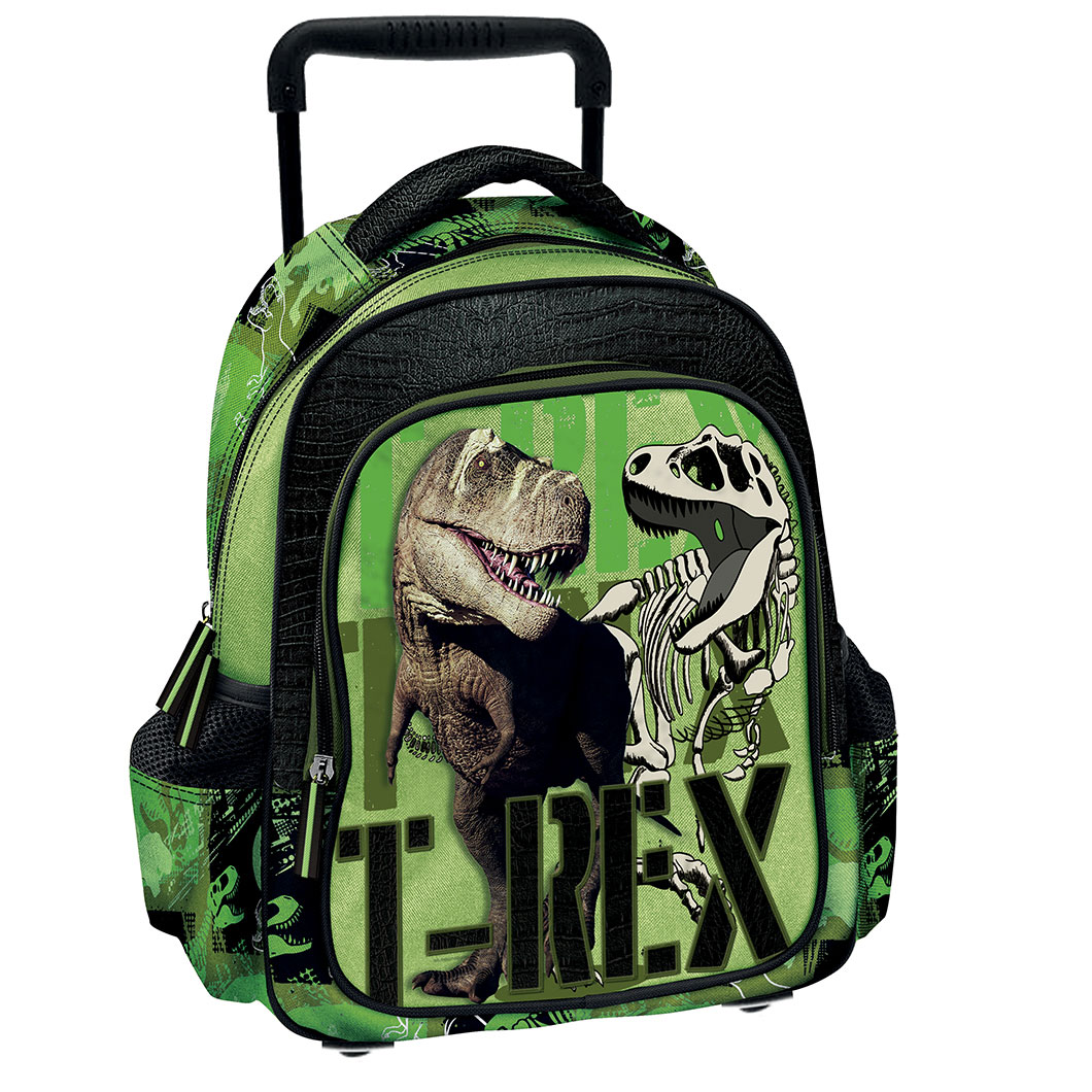 Σχολική Τσάντα Τρόλεϊ Νηπιαγωγείου (24x11x30) Graffiti Dinosaur