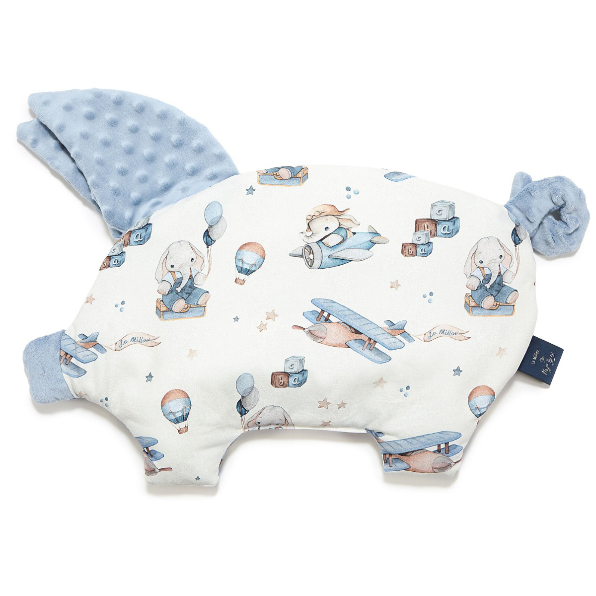 Βρεφικό Μαξιλάρι Sleepy Pig La Millou Simbo-Wind Blue Βρεφικά Προίκα Μωρού Μαξιλάρια & Επιστρώματα Spitishop