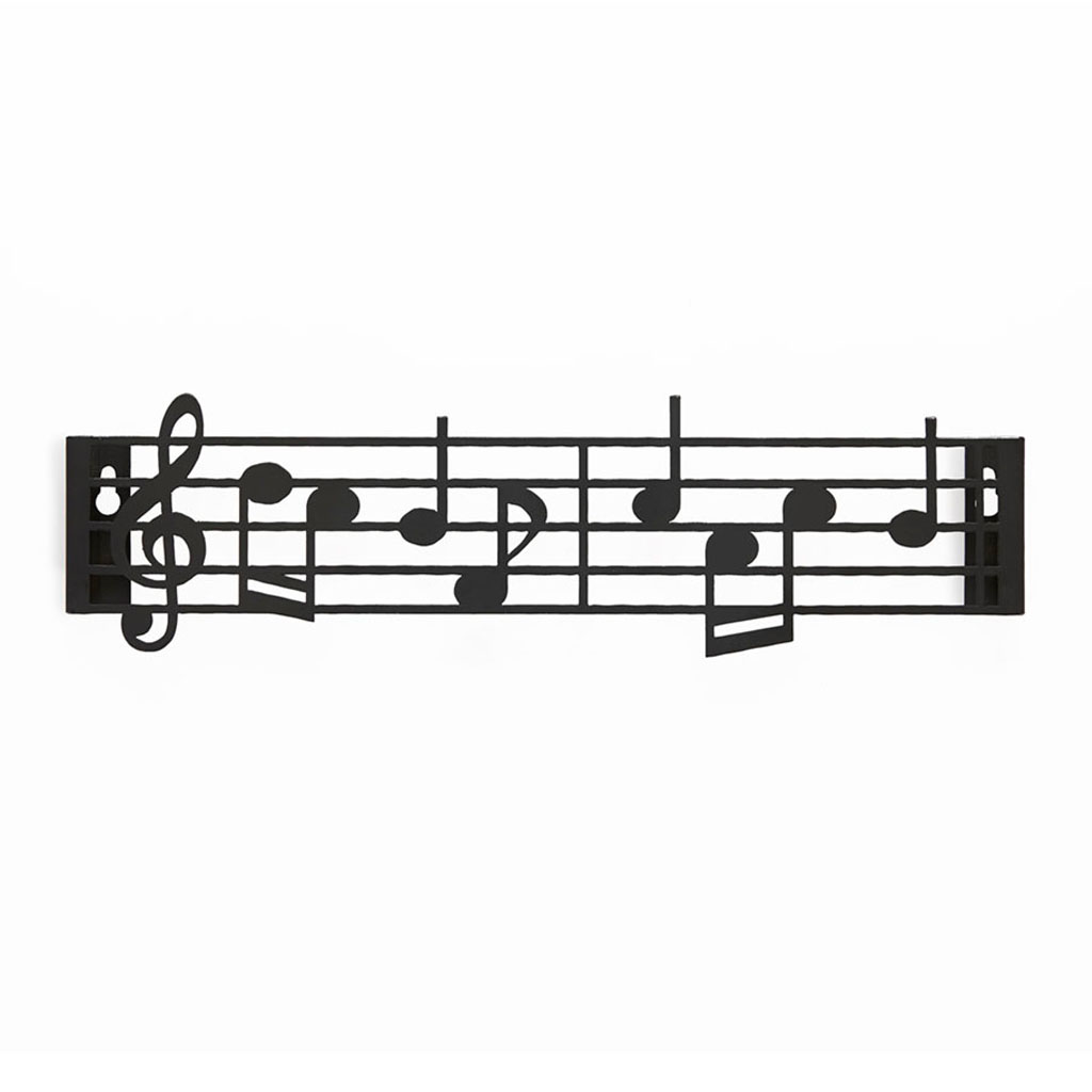 Κλειδοθήκη (21x1x6.1) Balvi By Octopus Music Black