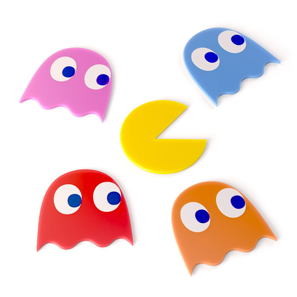 Σουβέρ (Σετ 5τμχ) Balvi By Octopus Pac-Man
