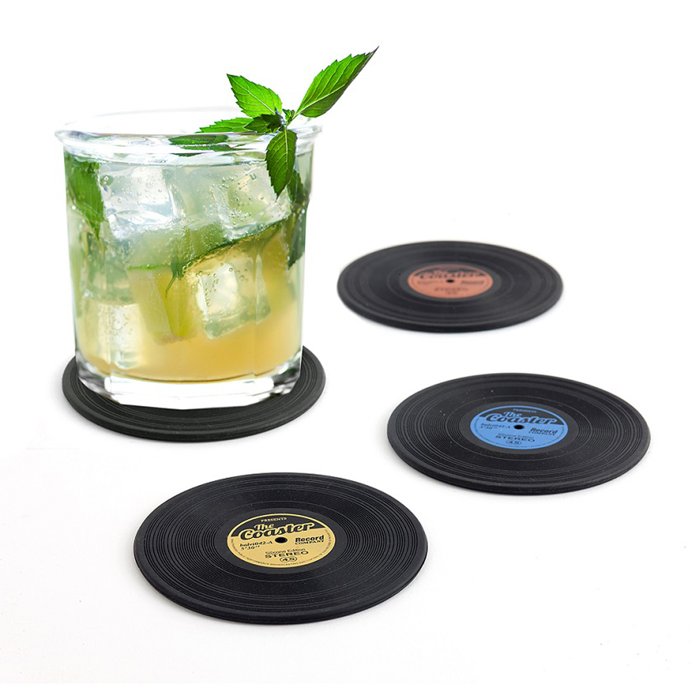 Σουβέρ (Σετ 4τμχ) Balvi By Octopus Βινύλιο The Coaster