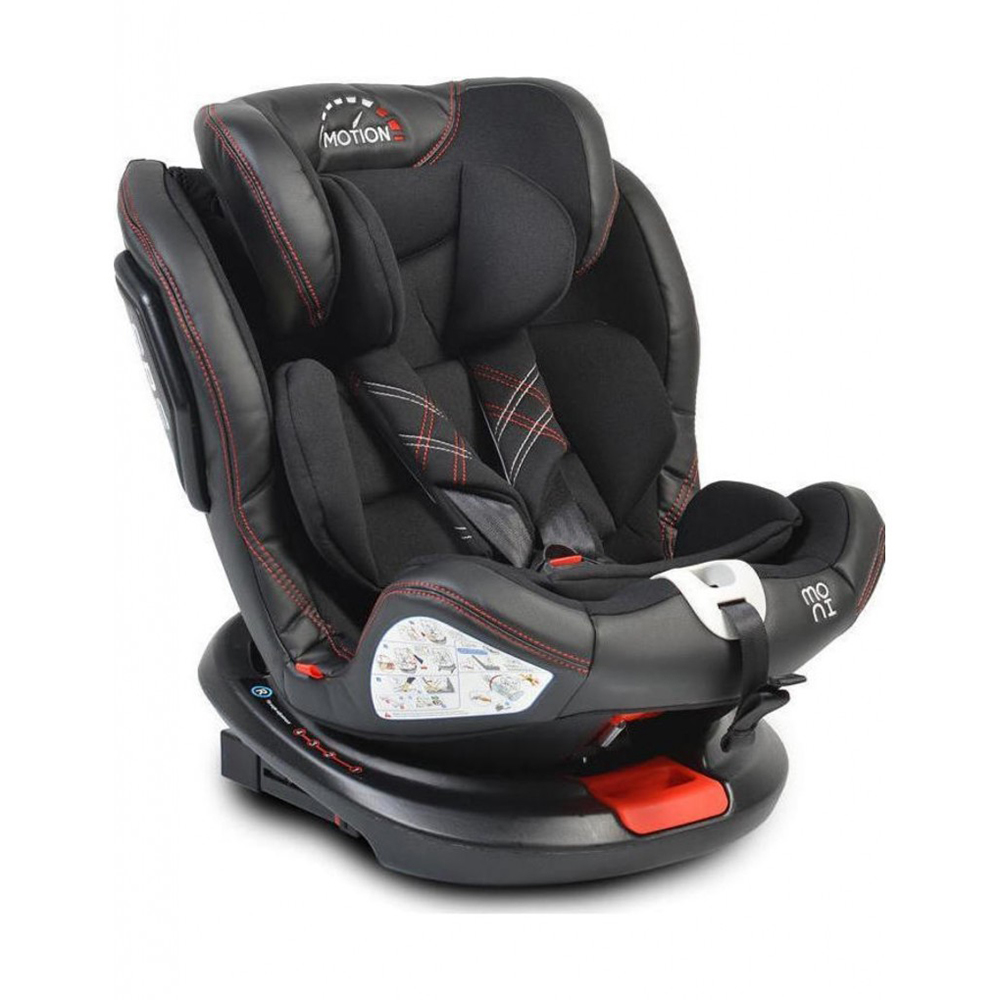 Κάθισμα Αυτοκινήτου ISOfix (0-12 Ετών/0-36kg) Moni Motion Black
