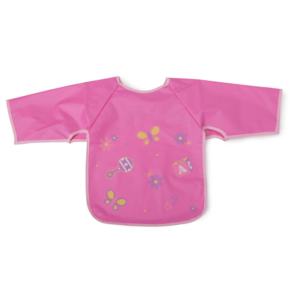 Σαλιάρα Με Μανίκια 3-24 Μηνών (28x37) Cangaroo Piggy Pink 1007