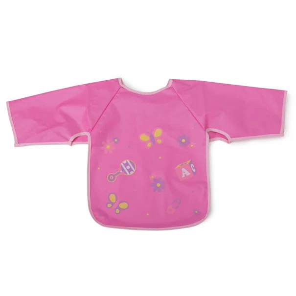 Σαλιάρα Με Μανίκια 3-24 Μηνών (28x37) Cangaroo Piggy Pink 1007