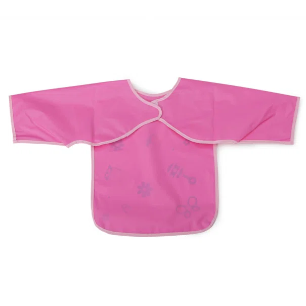 Σαλιάρα Με Μανίκια 3-24 Μηνών (28x37) Cangaroo Piggy Pink 1007