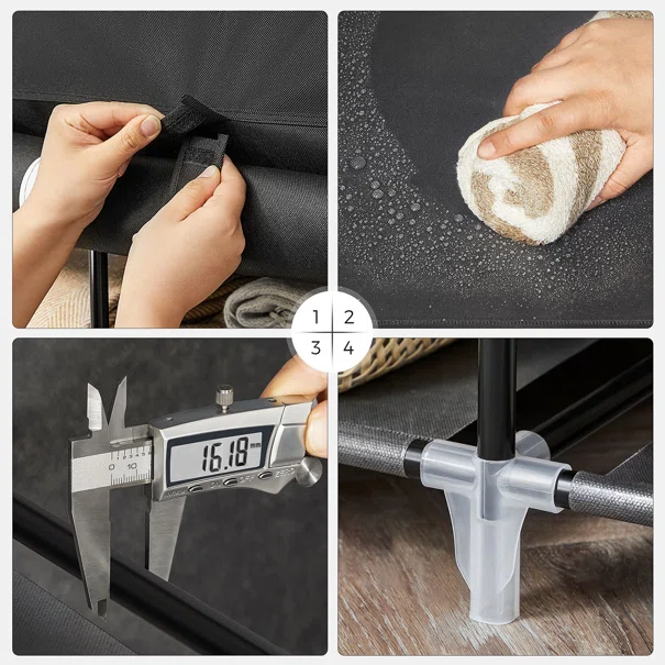 Υφασμάτινη Ντουλάπα (150x45x175) Songmics RYG12B