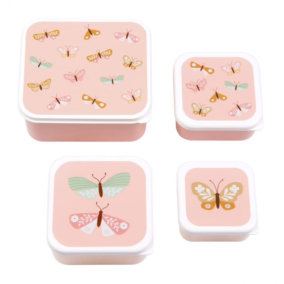 Φαγητοδοχεία (Σετ 4Τμχ) Α Little Lovely Company Butterflies Sbsebu42 Παιδικά Είδη Φαγητού & Αξεσουάρ Σερβιρίσματος Spitishop
