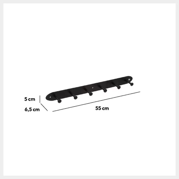 Κρεμάστρα Τοίχου 6 Θέσεων (55X6 5X5) F-V Hook 193491 Όσα Αγαπήσατε Περισσότερο Μόλις Ξαναήρθαν - Είναι Πάλι Εδώ τα Είδη Οργάνωσης Που Spitishop