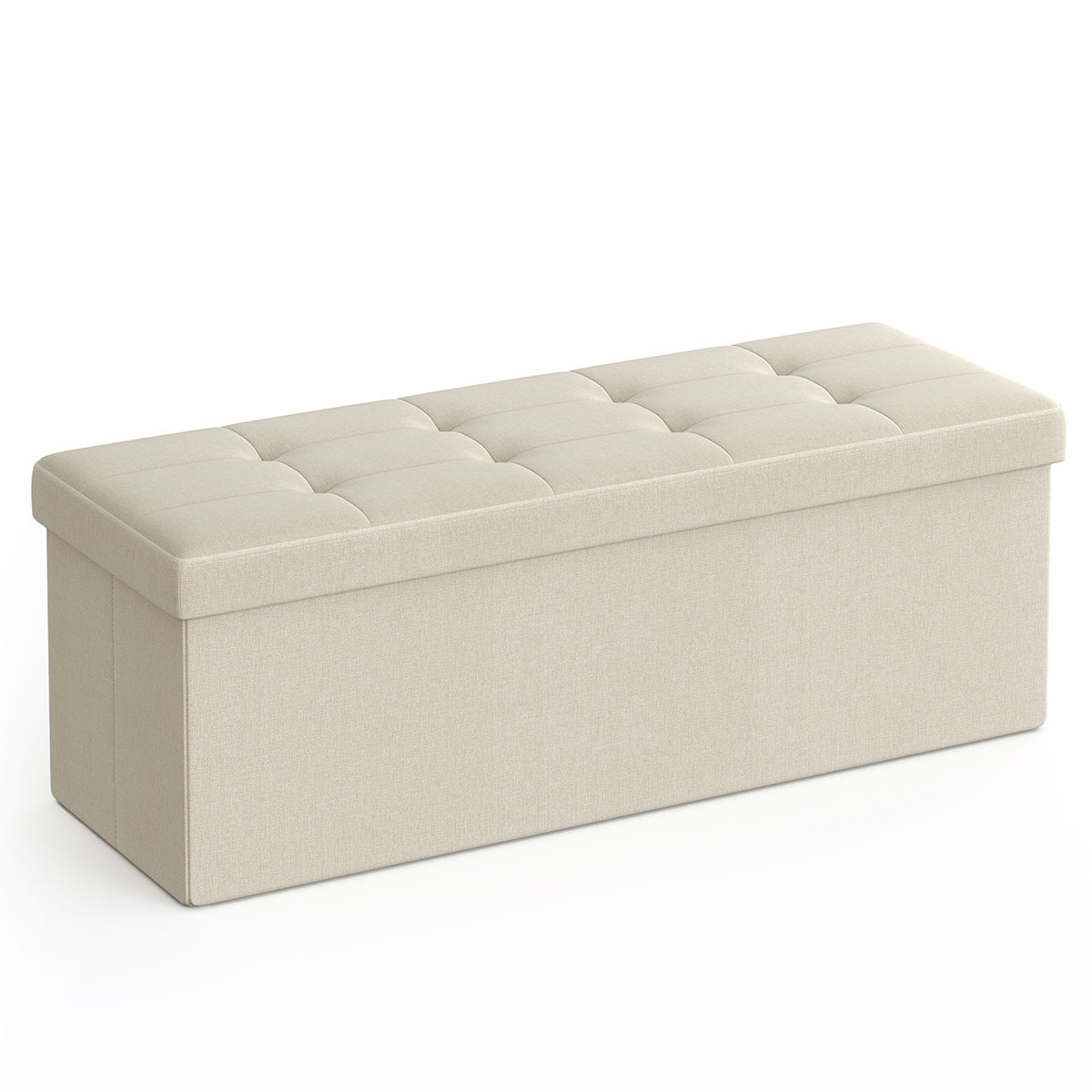 Ταμπουρέ με Αποθηκευτικό Χώρο (110X38X38) Songmics Lsf77Bev2 Έπιπλα Σκαμπό Κρεβατοκάμαρας Spitishop