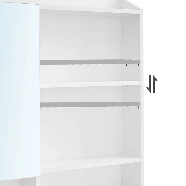 Μπουντουάρ Με Καθρέφτη (70x40x136) Vasagle RDT118W01