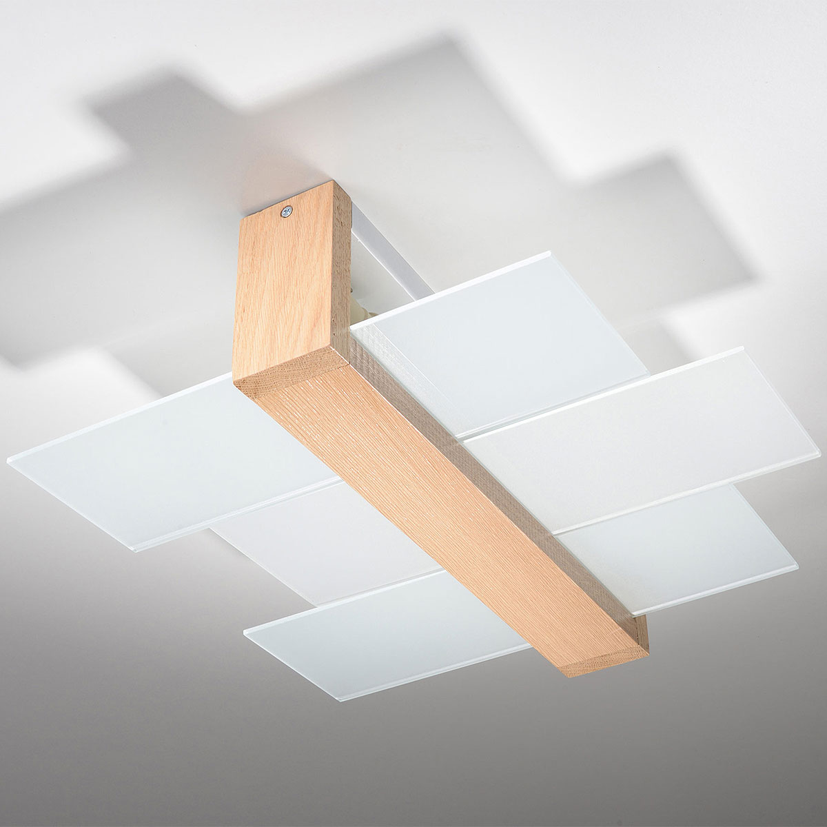 Φωτιστικό Πλαφονιέρα Sollux Feniks Natural SL.0076