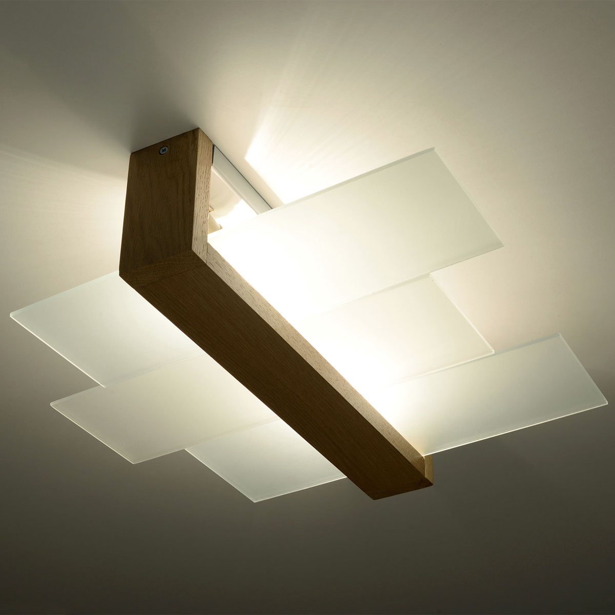 Φωτιστικό Πλαφονιέρα Sollux Feniks Natural SL.0076