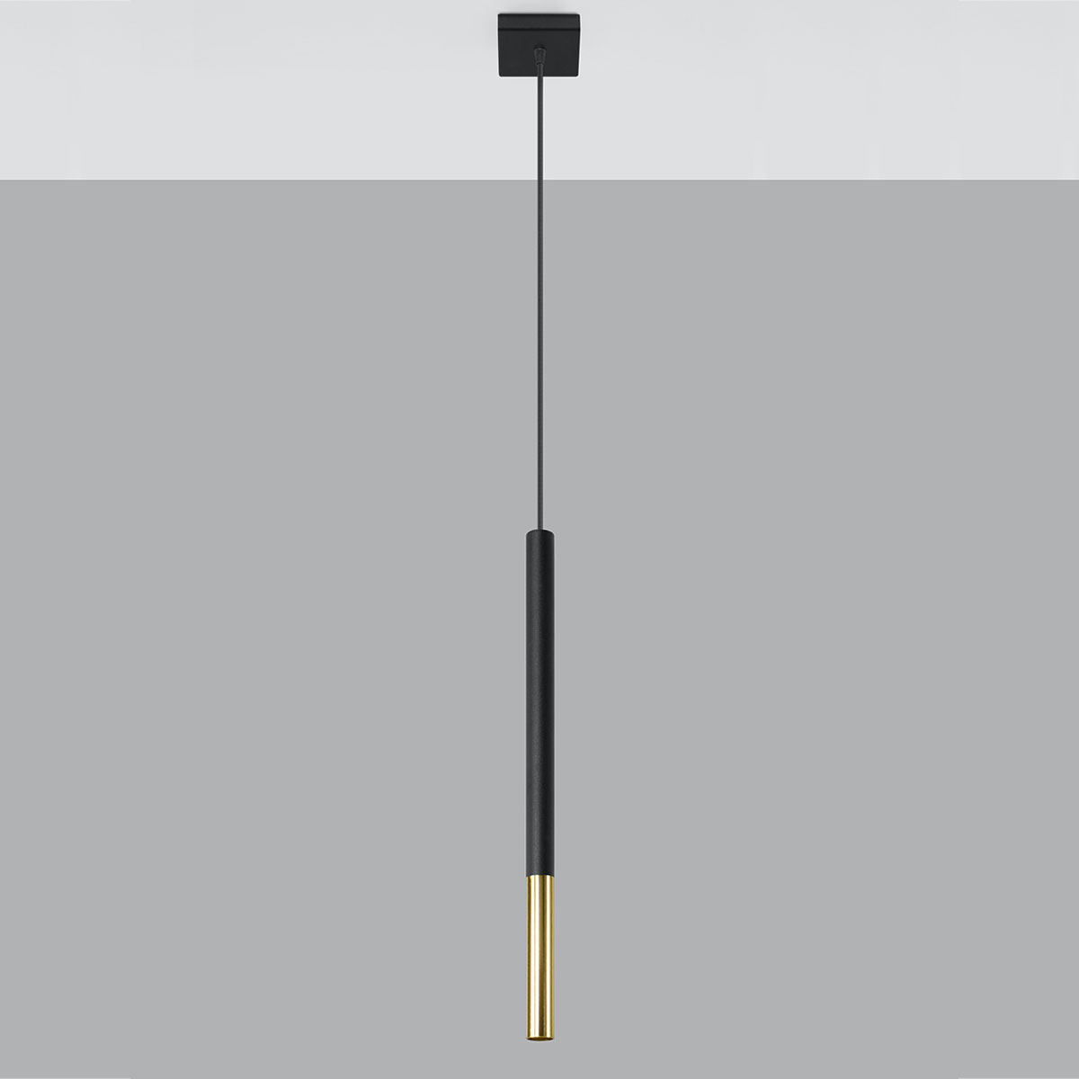 Φωτιστικό Οροφής Μονόφωτο Sollux Mozaica Black/Gold SL.0891