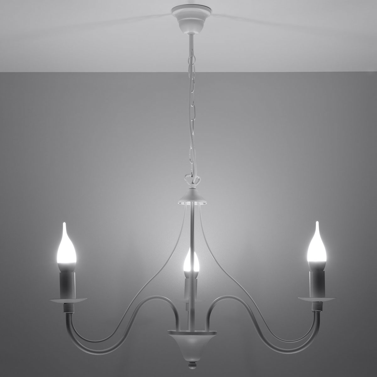Πολυέλαιος Οροφής Sollux Minerwa White SL.0213