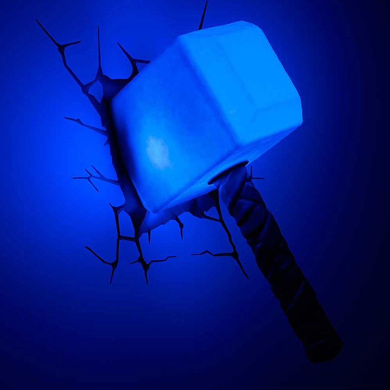 Διακοσμητικό Φωτιστικό Τοίχου LED The Source 3DL Marvel Thor Hammer 49464