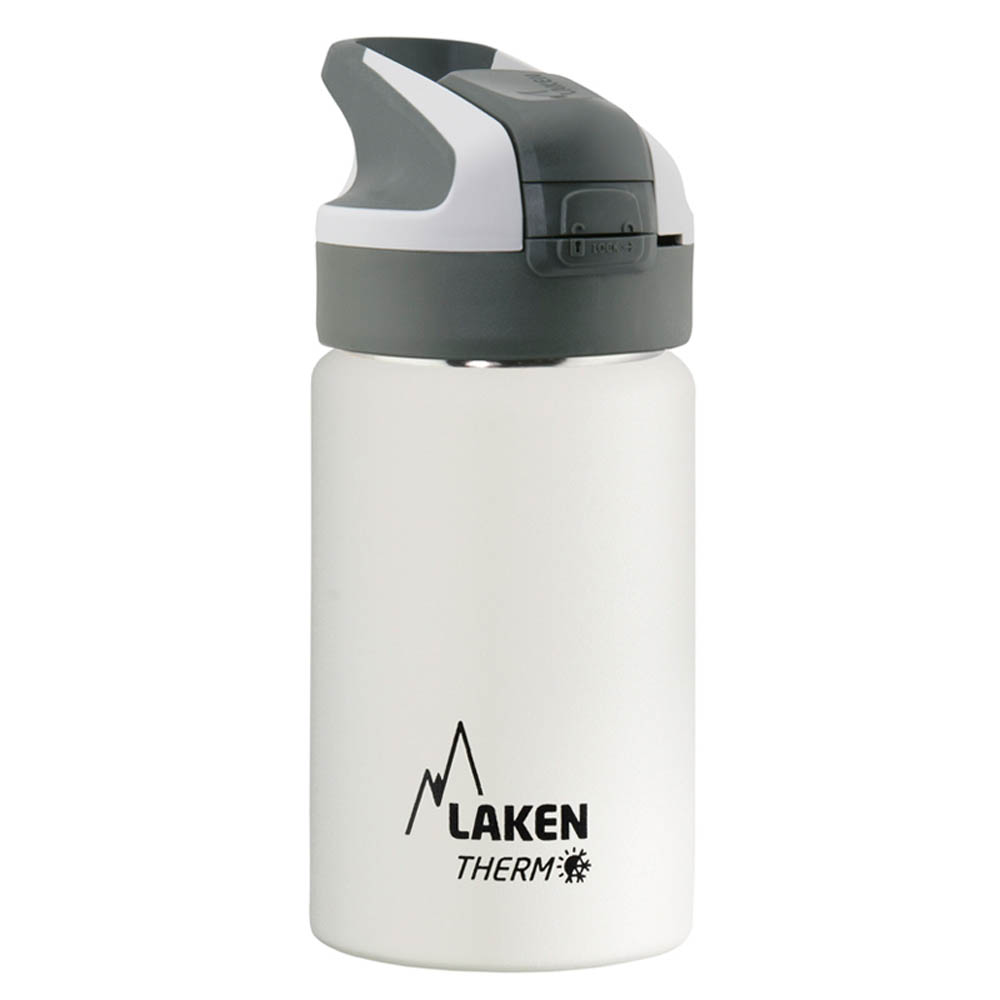 Παγούρι - Θερμός 350ml Με Καλαμάκι Laken Λευκό