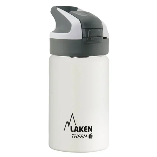 Παγούρι - Θερμός 350ml Με Καλαμάκι Laken Λευκό
