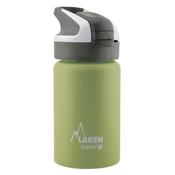 Παγούρι - Θερμός 350ml Με Καλαμάκι Laken Χακί